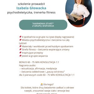Harmonia Start” z grupą wsparcia